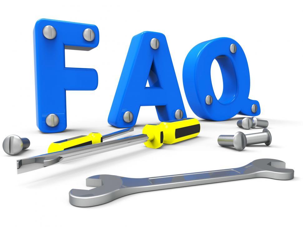 Free Image of Faq Online Shows World Wide Web And Help 