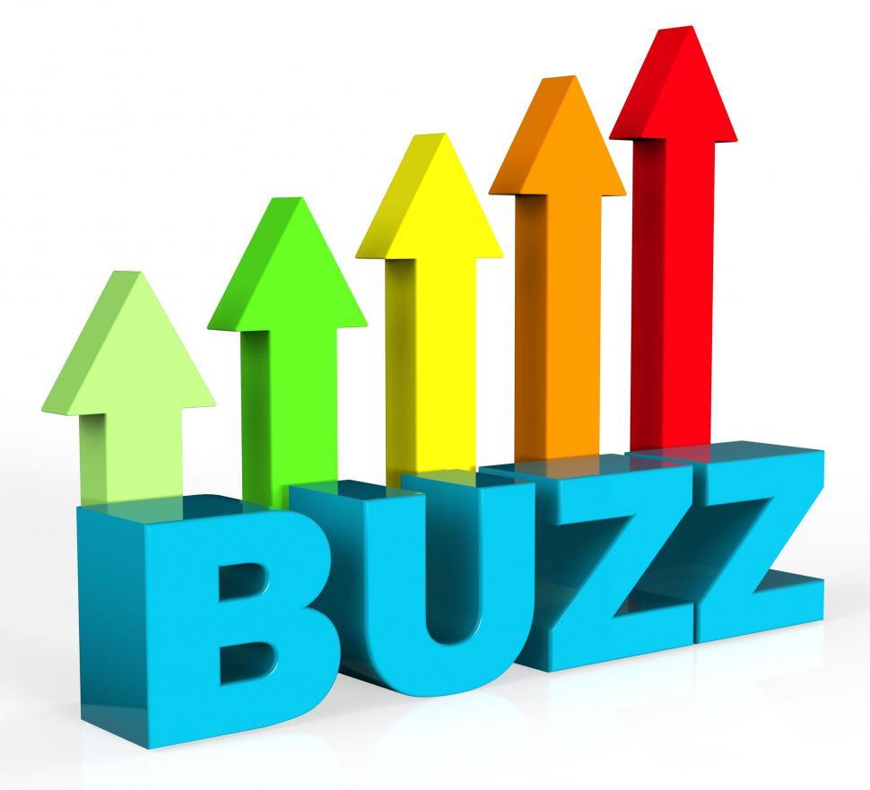 Free Image of Increase Buzz Shows Advance Success And Improve 