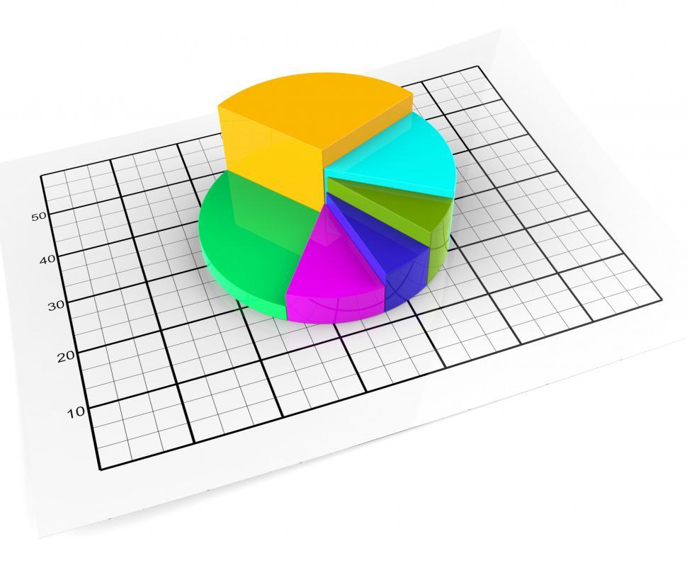 Free Image of Pie Chart Shows Business Graph And Graphic 
