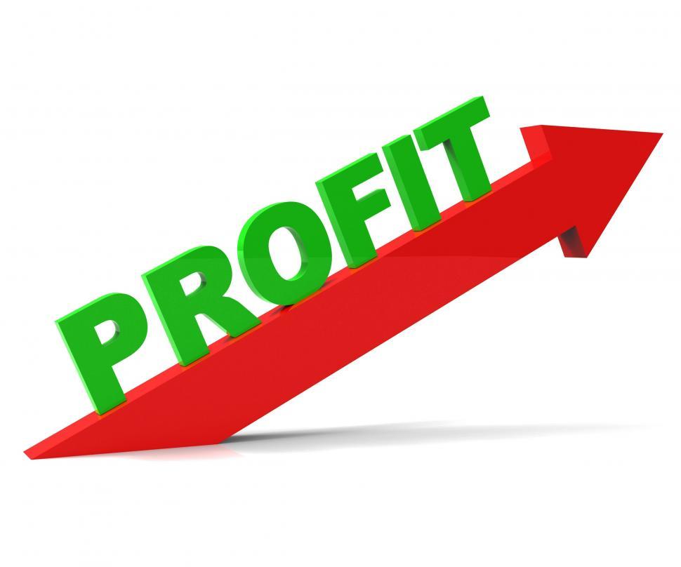 Free Image of Increase Profit Means Upwards Raise And Revenue 