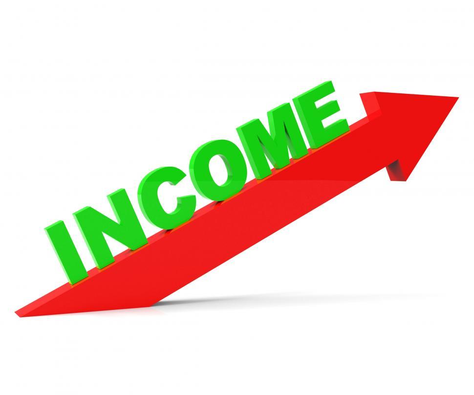 Download Free Stock Photo of Increase Income Means Revenue Raise And Gain 