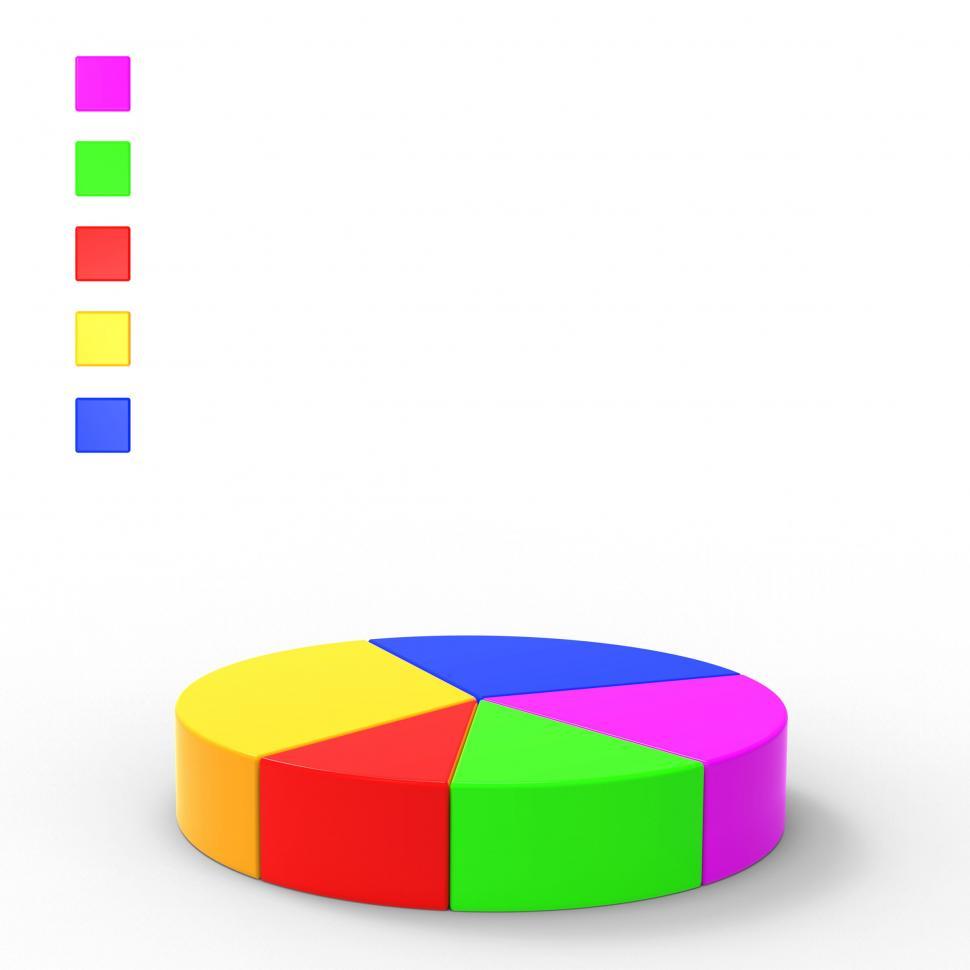 Free Image of Pie Chart Indicates Financial Report And Charts 