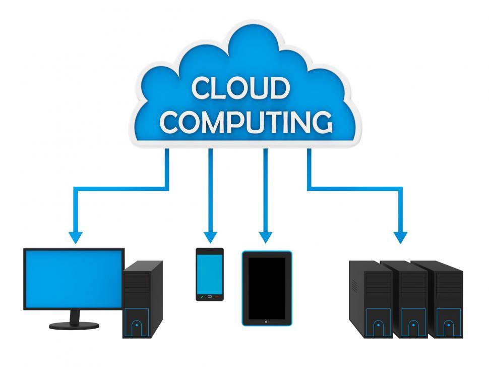 Free Image of Cloud Computing Network Represents World Wide Web And Internet 