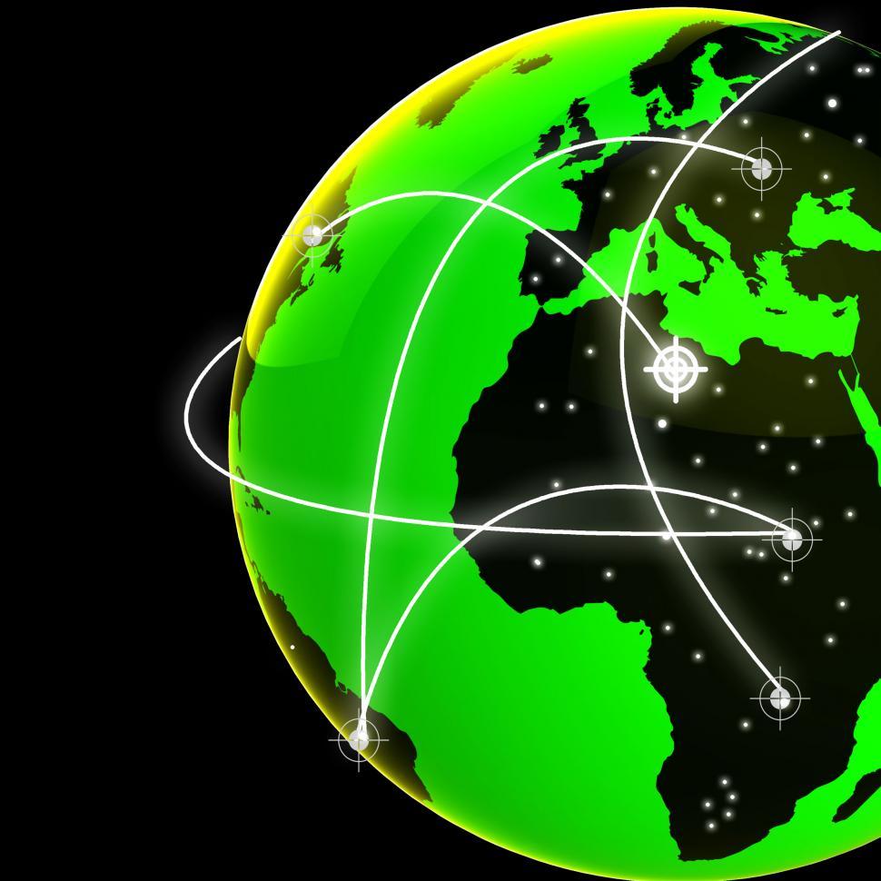 Free Image of Global Network Indicates Digital Communication And Globe 