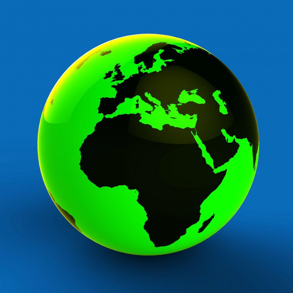 Free Image of Europe Africa Globe Shows World Countries And Globally 
