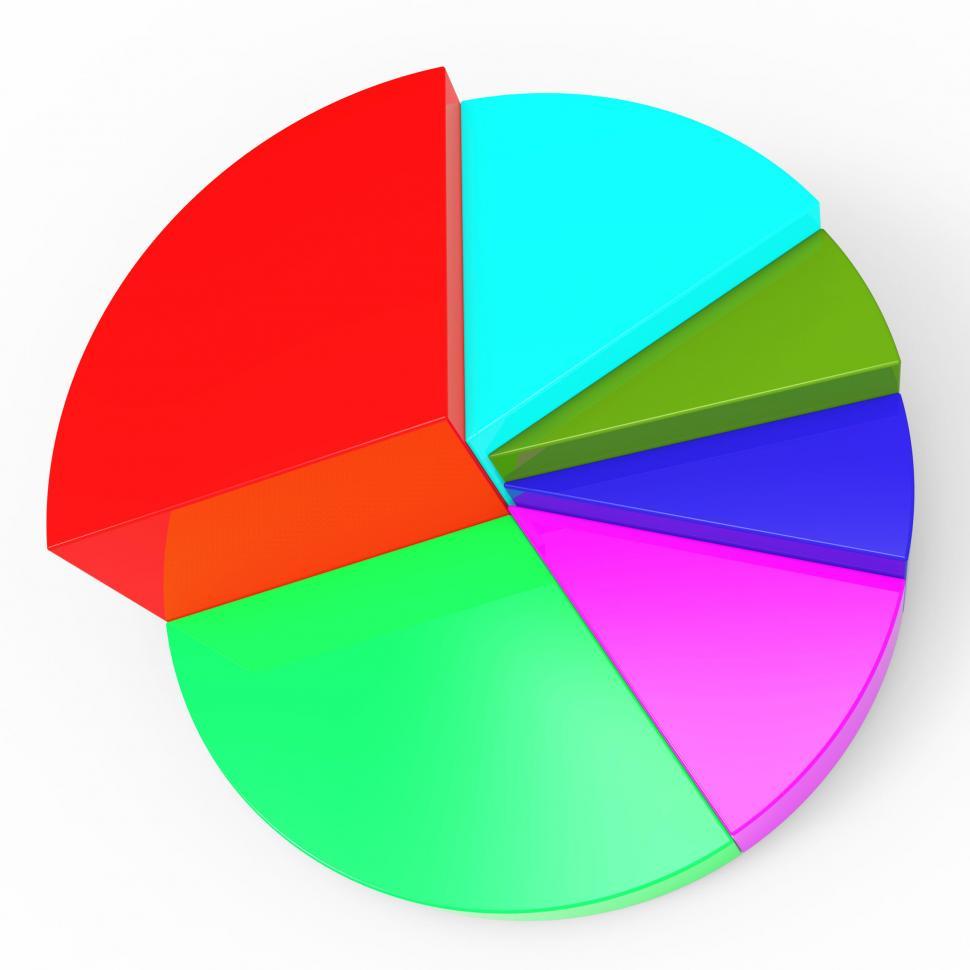 Free Image of Pie Chart Represents Business Graph And Diagram 