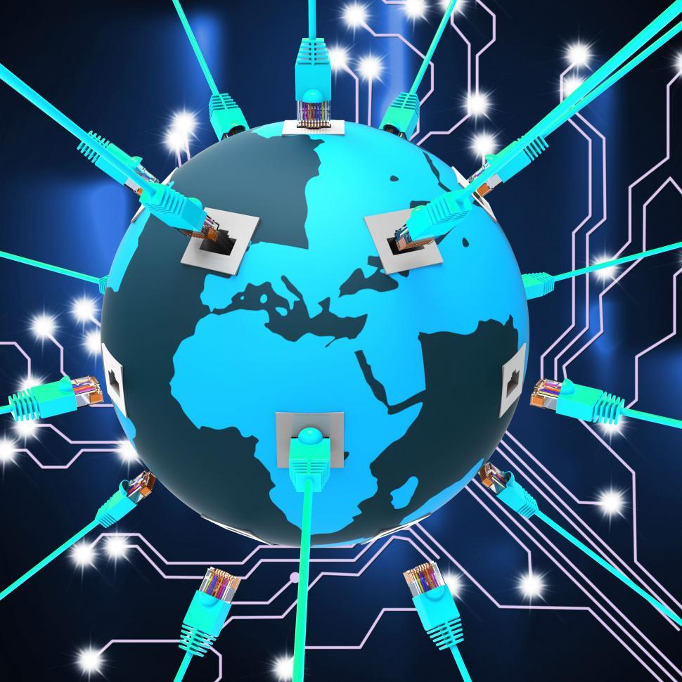 Free Image of Worldwide Network Represents Global Communications And Connectio 