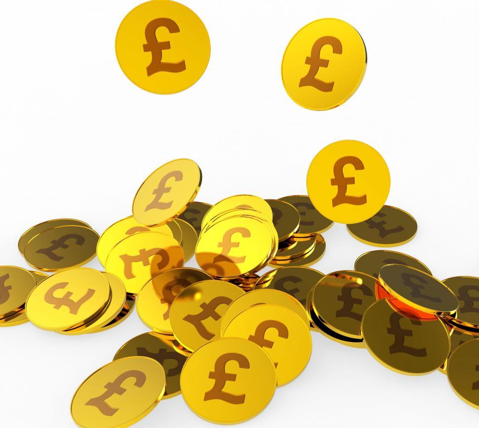 Free Image of Pound Coins Shows British Pounds And Finance 