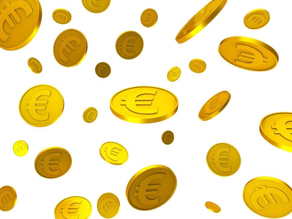 Free Image of Euro Coins Indicates Financial Euros And Financing 