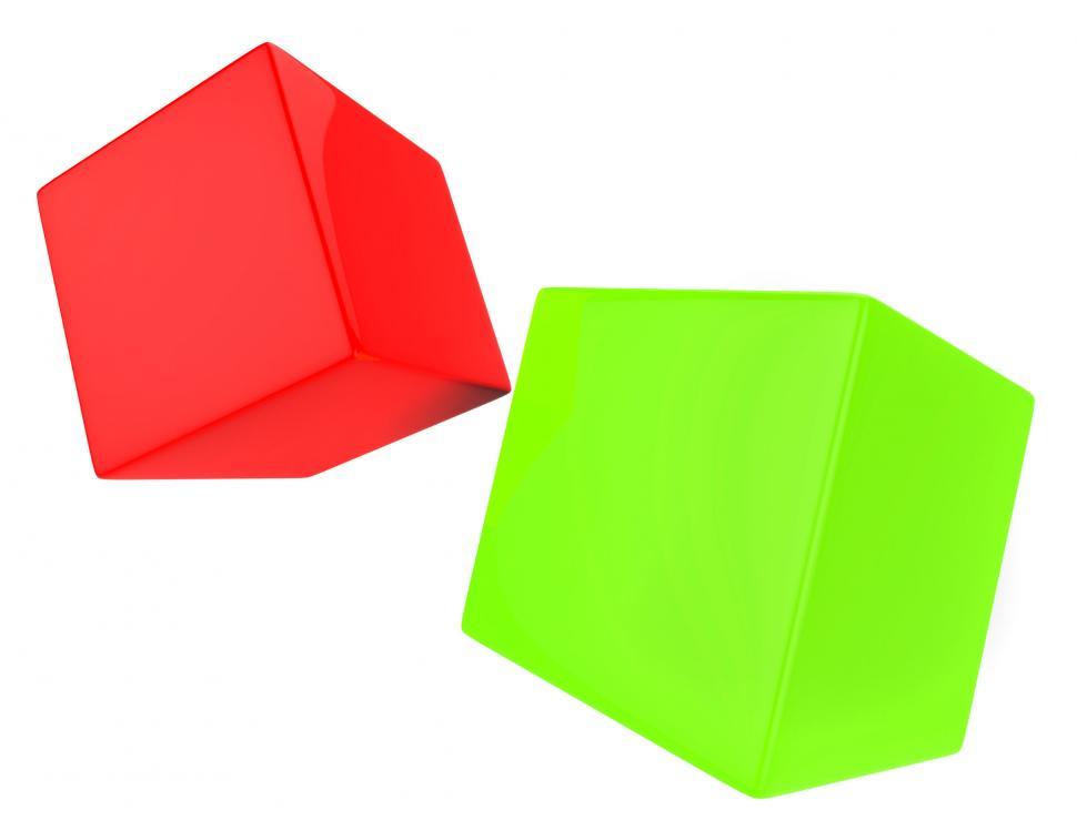 Free Image of Dice Blocks Indicates Blank Space And Bet 