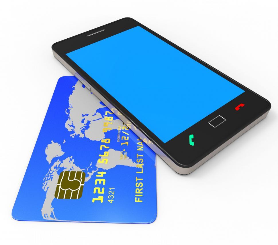 Free Image of Credit Card Online Represents World Wide Web And Bought 
