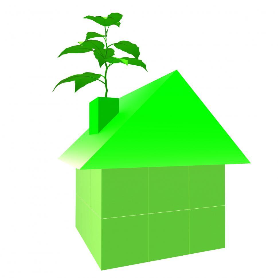 Free Image of Eco Friendly House Indicates Go Green And Building 