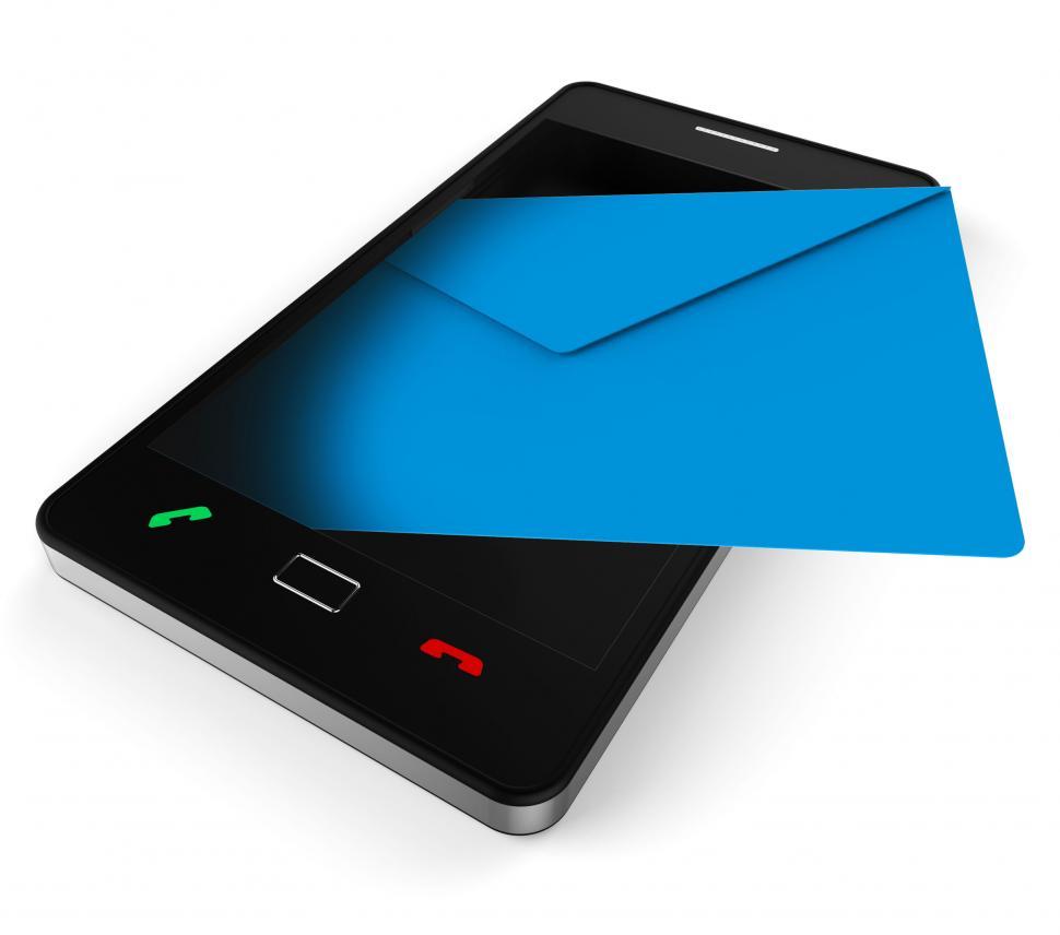 Free Image of Phone Email Represents World Wide Web And Chat 