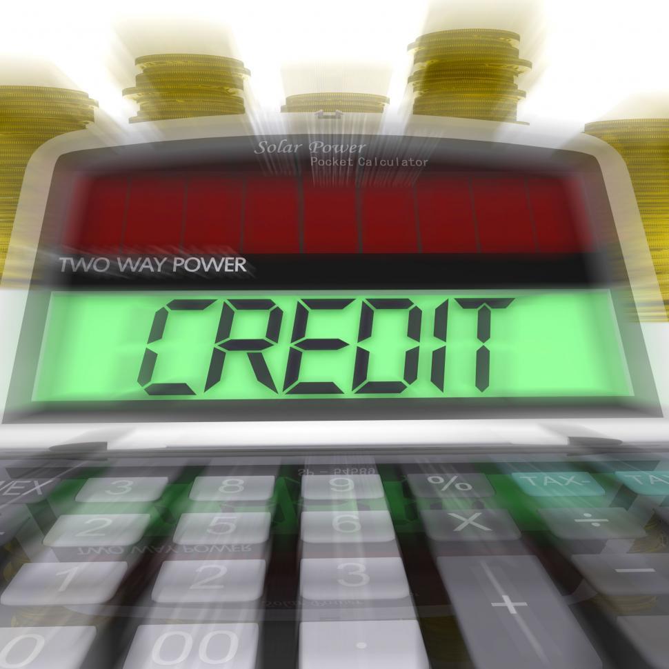 Free Image of Credit Calculated Means Loan Money And Financing 