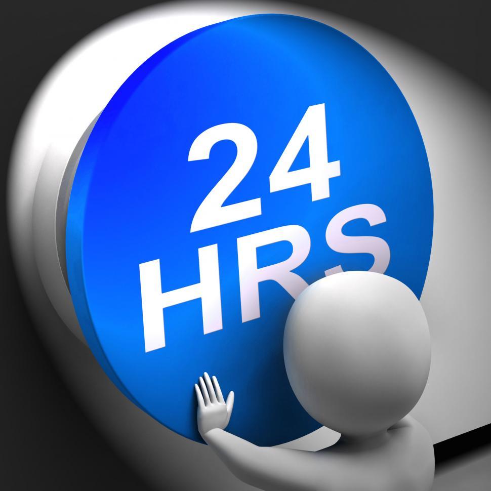 Free Image of Twenty Four Hours Pressed Shows 24H  Availability 