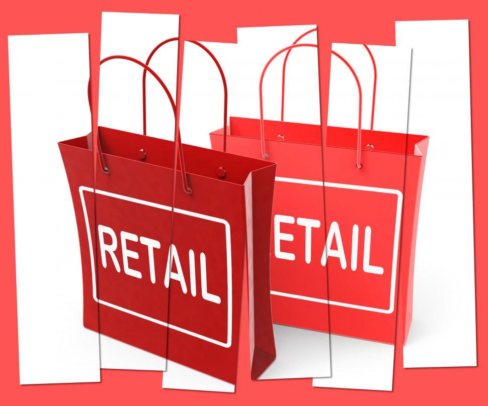 Free Image of Retail Shopping Bags Show  Commercial Sales and Commerce 