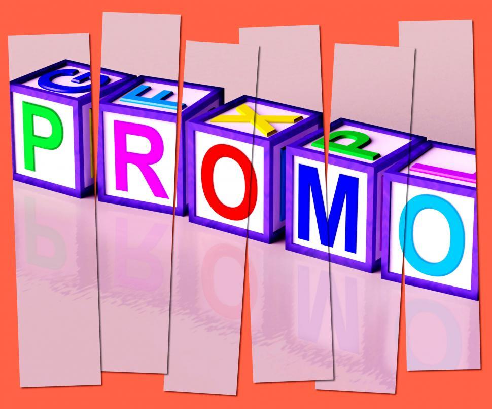 Free Image of Promo Word Mean Special Reduced Price Or  Off 