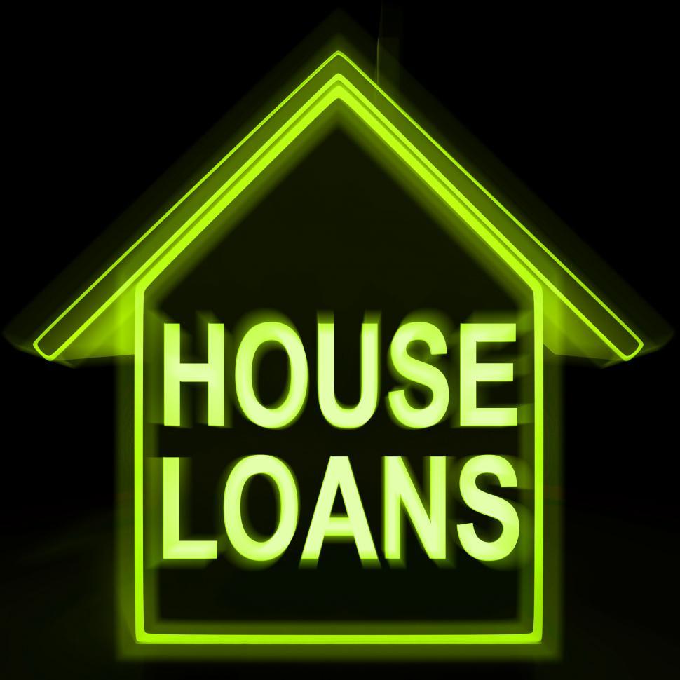 Free Image of House Loans Homes Means Mortgage On Property 