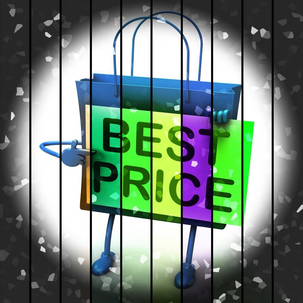 Free Image of Best Price Shopping Bag Represents Bargains and Discounts 