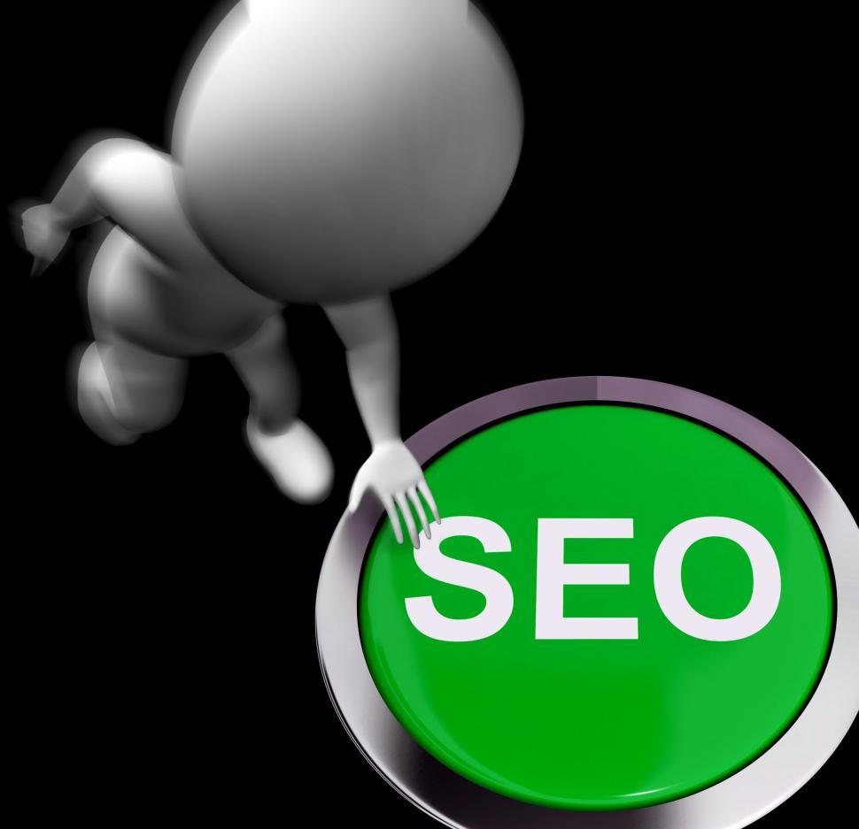 Free Image of SEO Pressed Shows Internet Search Engine Optimisation 