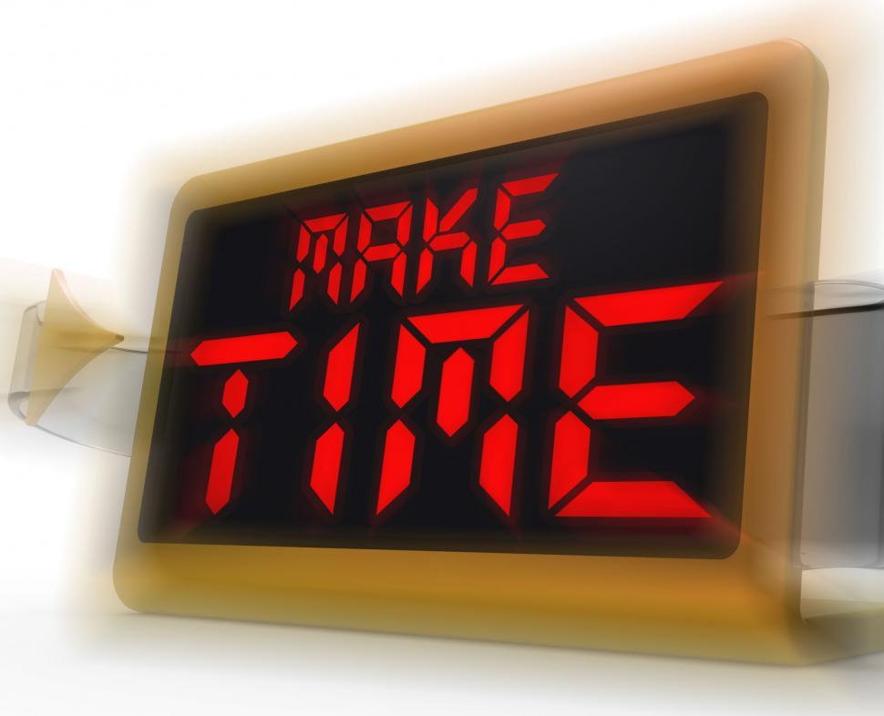 Free Image of Make Time Digital Clock Means Fit In What Matters 