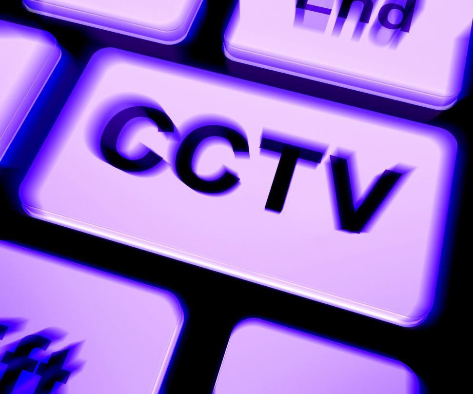 Free Image of CCTV Keyboard Shows Camera Monitoring Or Online Surveillance 