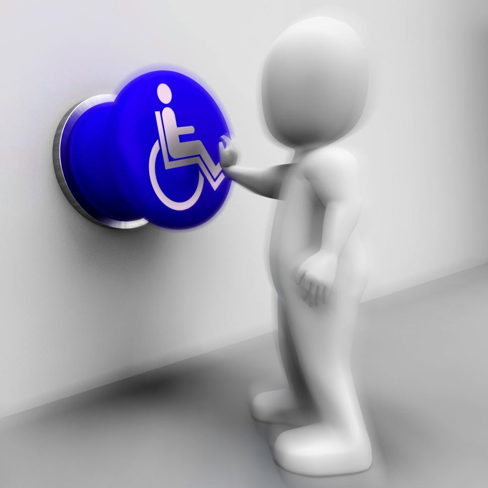 Free Image of Wheel Chair Pressed Shows Physical Disability And Immobility 