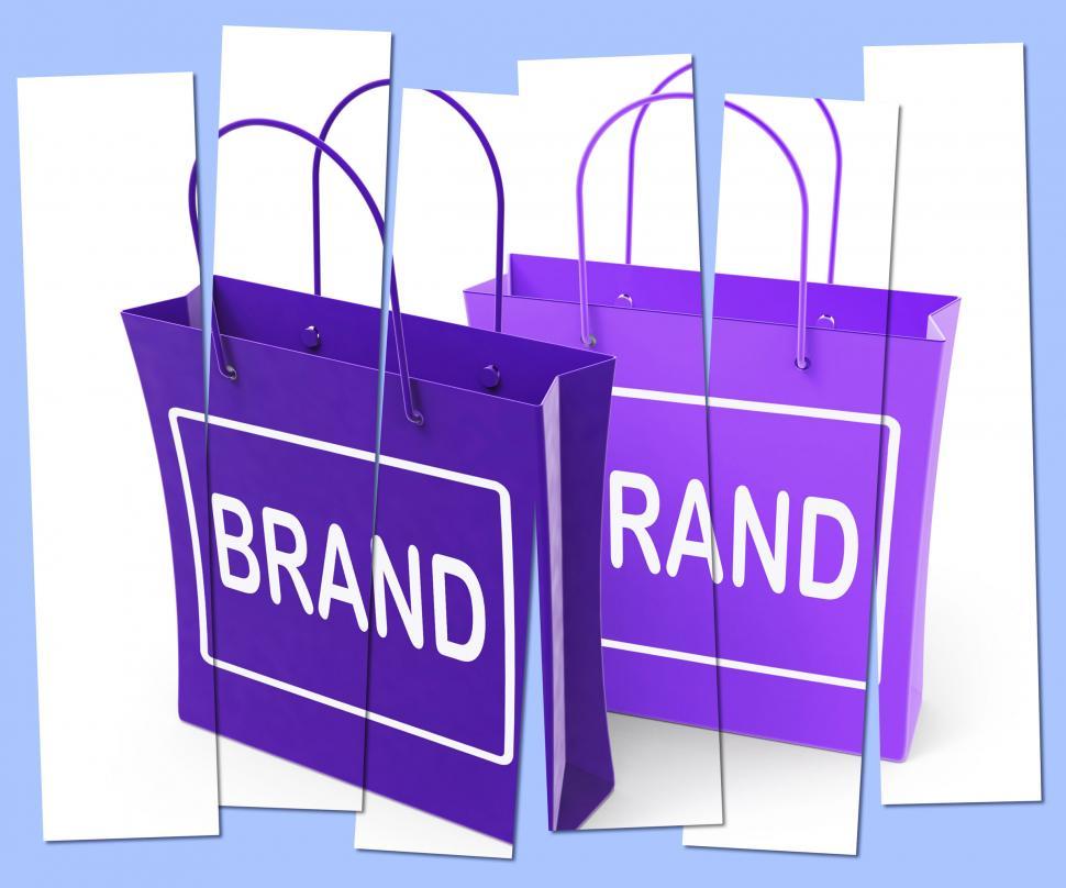 Free Image of Brand Shopping Bags Show Branding Product Label or Trademark 