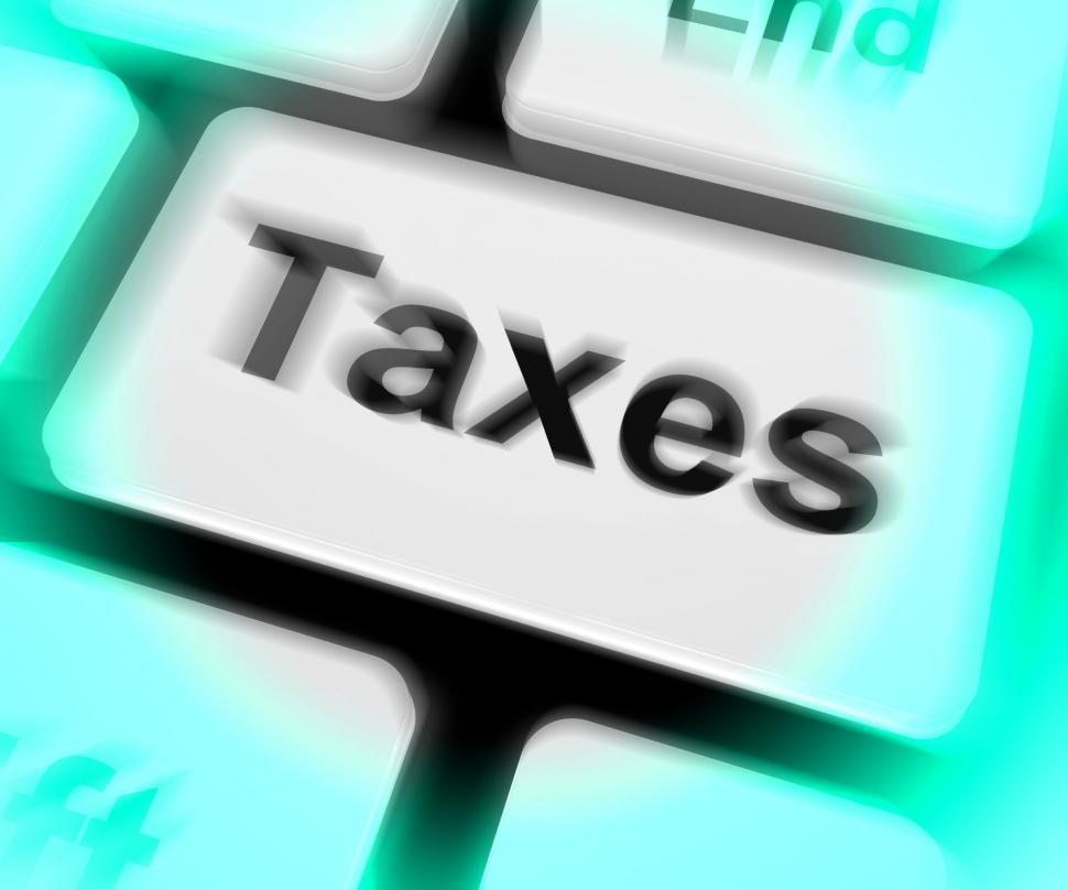 Free Image of Taxes Keyboard Shows  Tax Or Taxation 