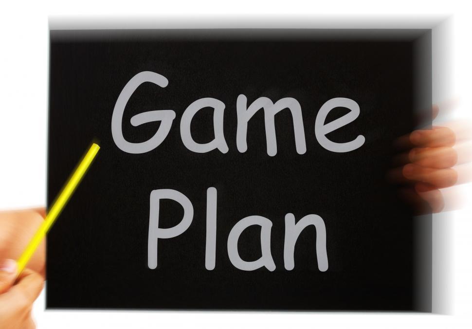 Free Image of Game Plan Message Means Strategies And Tactics 