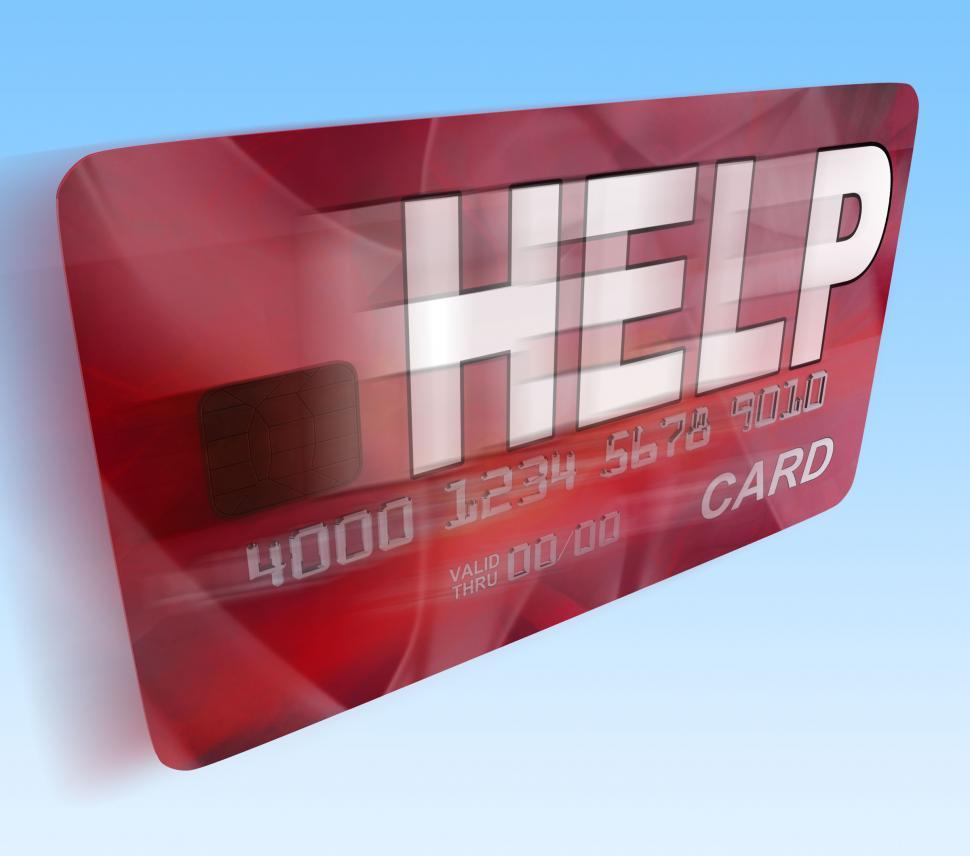 Free Image of Help Bank Card Flying Means Give Monetary Support And Assistance 
