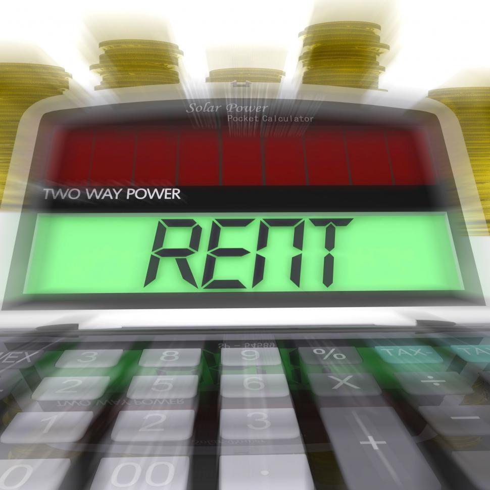 Download Free Stock Photo of Rent Calculated Means Payments To Landlord Or Property Manager 