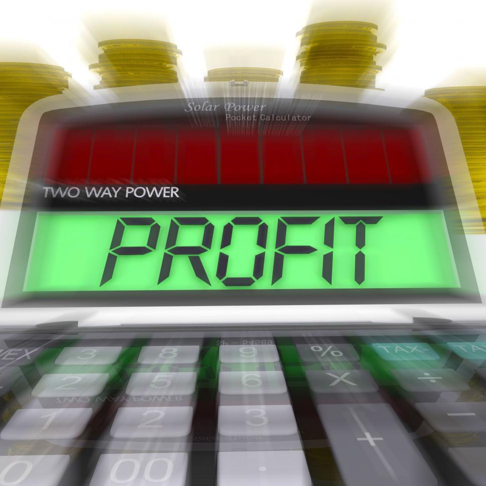 Free Image of Profit Calculated Means Surplus Income And Revenue 