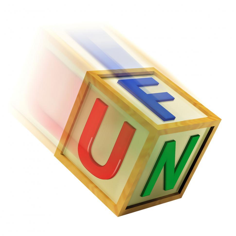 Free Image of Fun Wooden Block Shows Enjoyment Playing And Recreation 