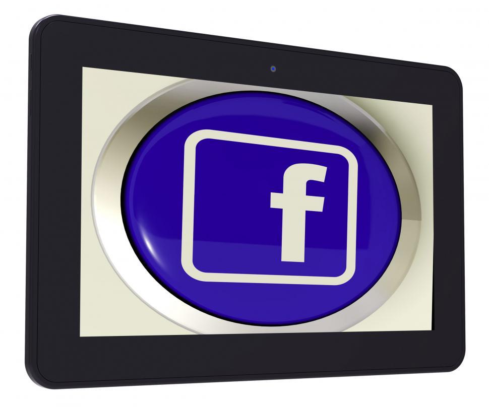 Free Image of Facebook Tablet Means Connect To Face Book 
