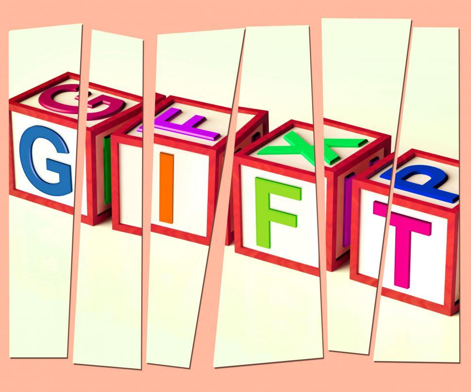 Free Image of Gift Letters Mean Giveaway Present Or Offer 