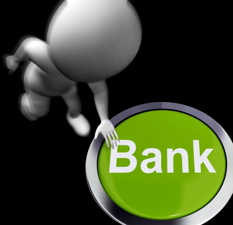 Free Image of Bank Pressed Shows Deposits Withdrawals And Payments 