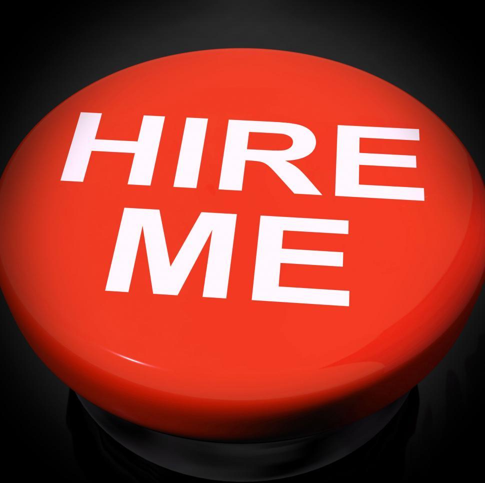 Free Image of Hire Me Switch Shows Employment Online 