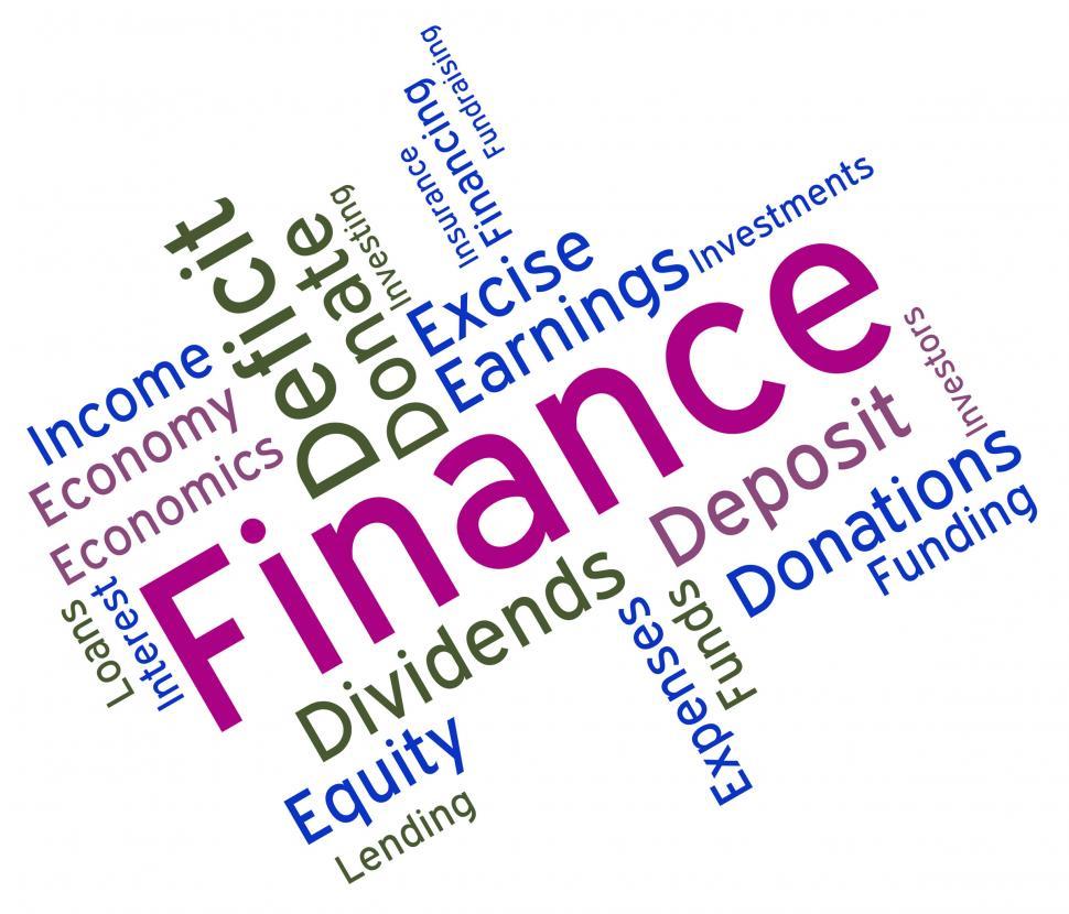 Free Image of Finance Word Means Financial Trading And Profit 