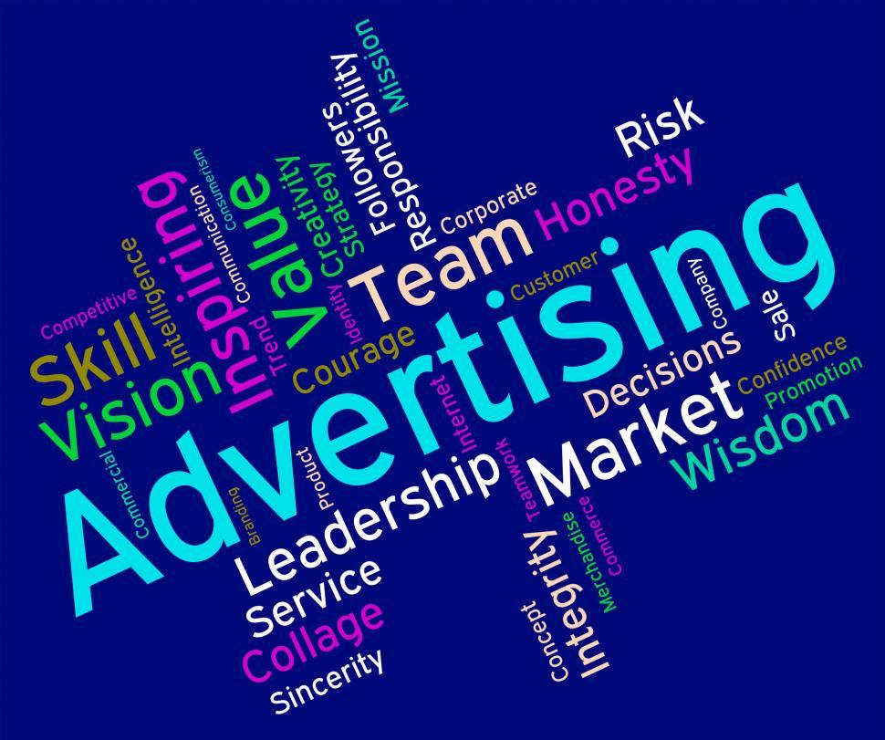 Free Image of Wordcloud Advertising Shows Promotional Promote And Adverts 