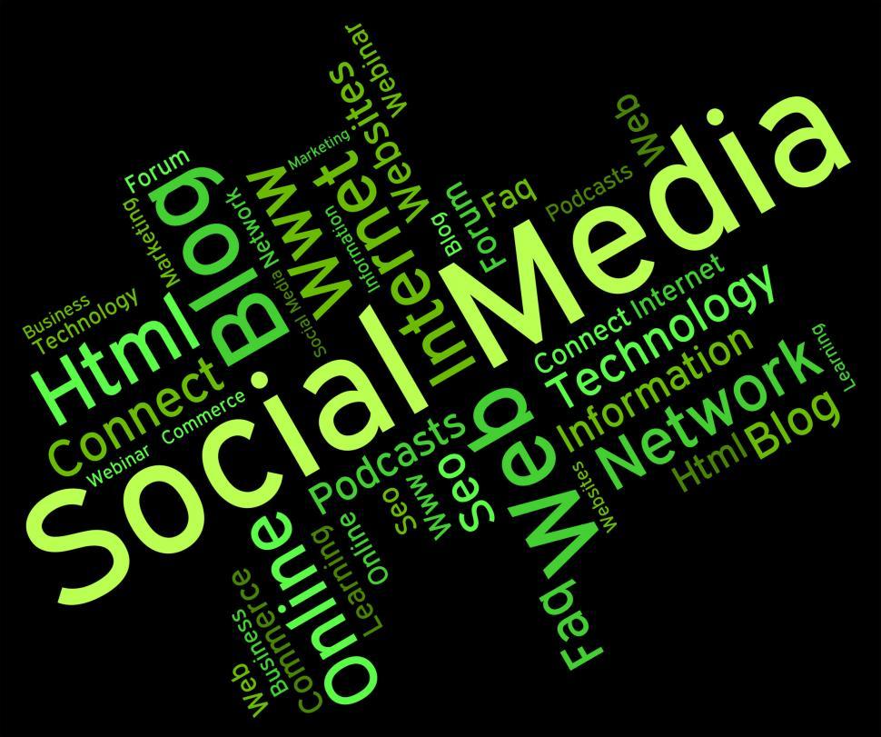 Free Image of Social Media Represents News Feed And Forums 