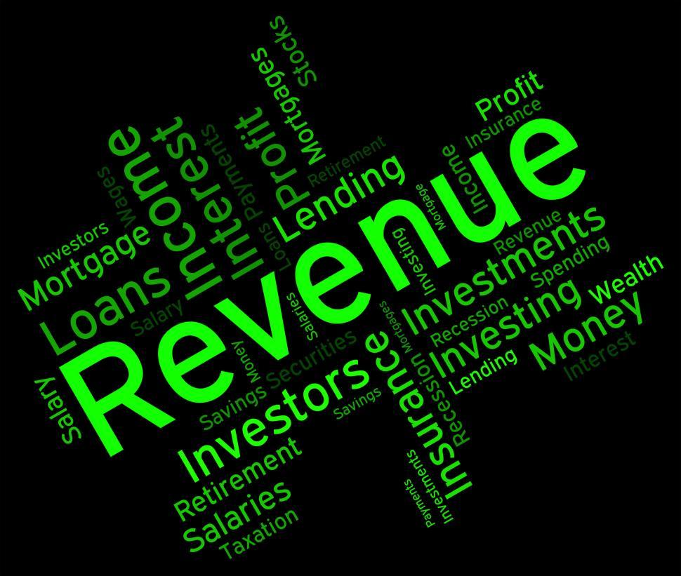 Free Image of Revenue Word Represents Words Wordcloud And Revenues 