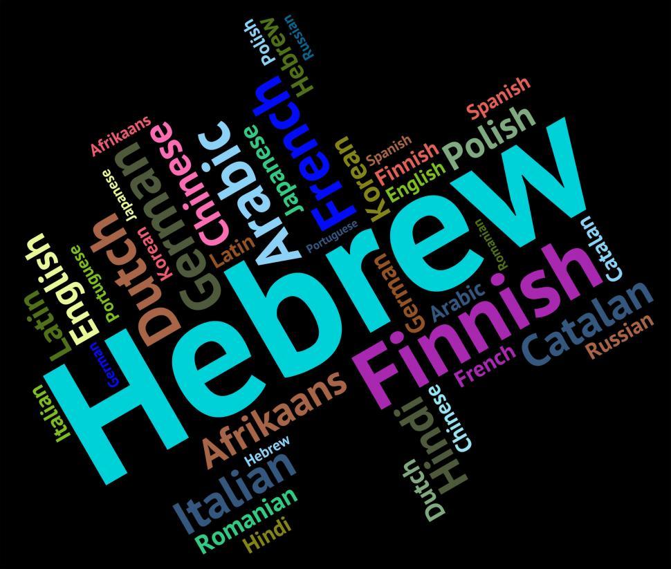 Free Image of Hebrew Language Indicates Words Word And Lingo 