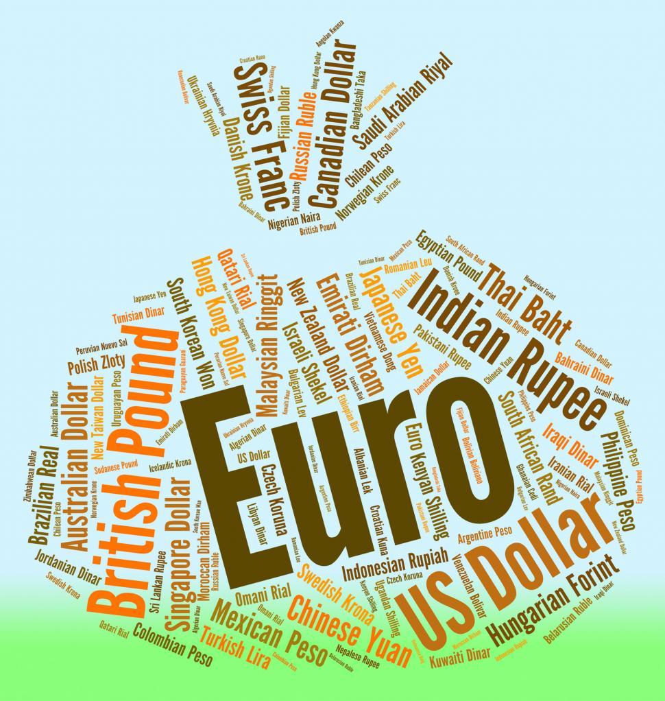 Free Image of Euro Currency Represents Exchange Rate And Coin 