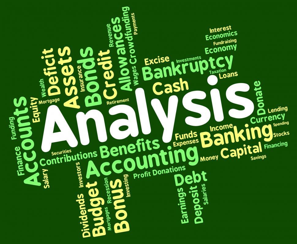 Free Image of Analysis Word Shows Data Analytics And Analyse 