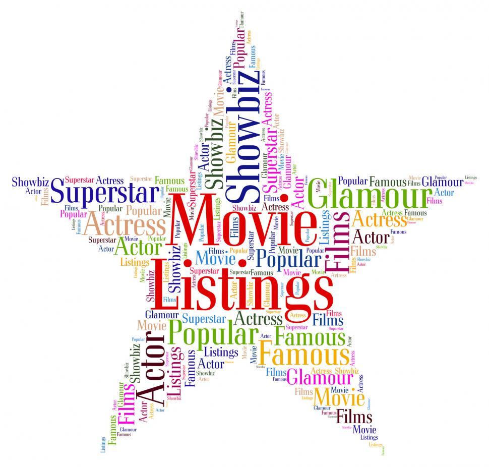 Free Image of Movie Listings Indicates Watch Movies And Cinema 