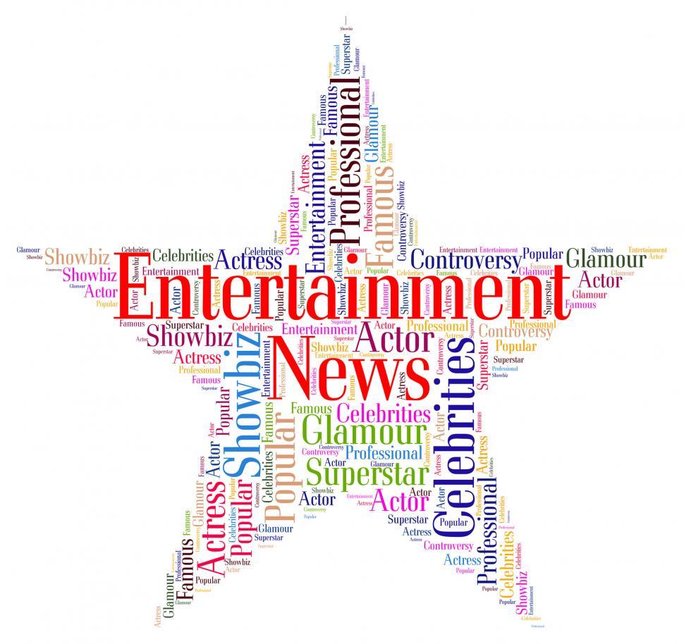Free Image of Entertainment News Represents Journalism Performance And Enterta 