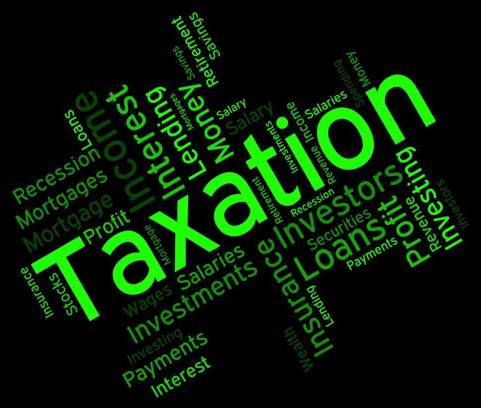 Free Image of Taxation Word Shows Excise Levy And Duty 