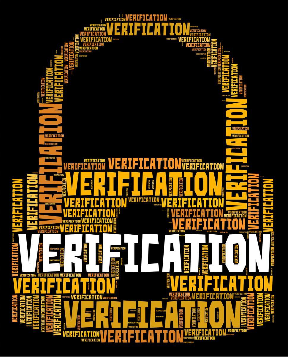 Free Image of Verification Lock Shows Authenticity Guaranteed And Certified 