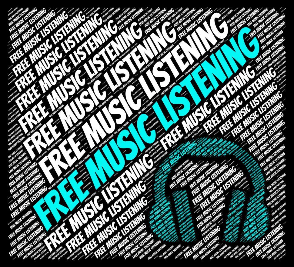 Free Image of Free Music Listening Shows Sound Tracks And Gratis 